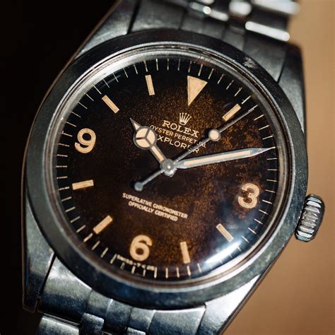 vintage rolex explorer uk|vintage rolex explorer gilt dial.